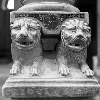 Terracina, San Cesario, Candelabro del cero pasquale, 1245 Terracina, San Cesario, Candelabro del cero pasquale, 1245