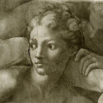 Michelangelo, Erschaffung Adams, Detail, Vatikan, Sixtinische Kapelle Michelangelo, Erschaffung Adams, Detail, Vatikan, Sixtinische Kapelle