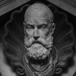 Giovanni Antonio Dosio, Grabmal des Annibale Caro, 1566/67, Rom, San Lorenzo in Damaso