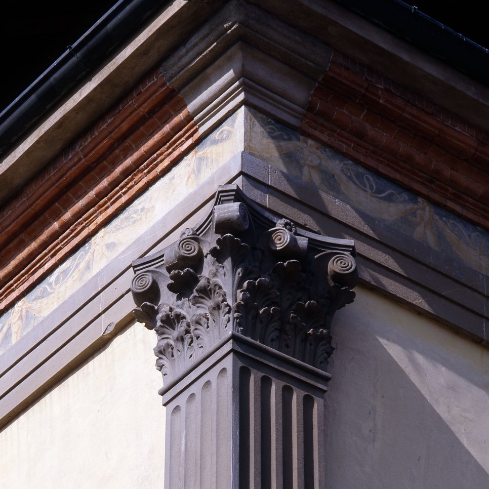Castiglione Olona, Chiesa di Villa, Detail