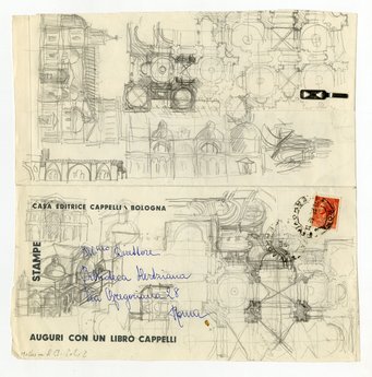 Sketches from Franz Graf Wolff Metternich's notebook. Sketches from Franz Graf Wolff Metternich's notebook.