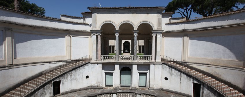Rome, Villa Giulia, Courtyard, Photo: Gabi Fichera