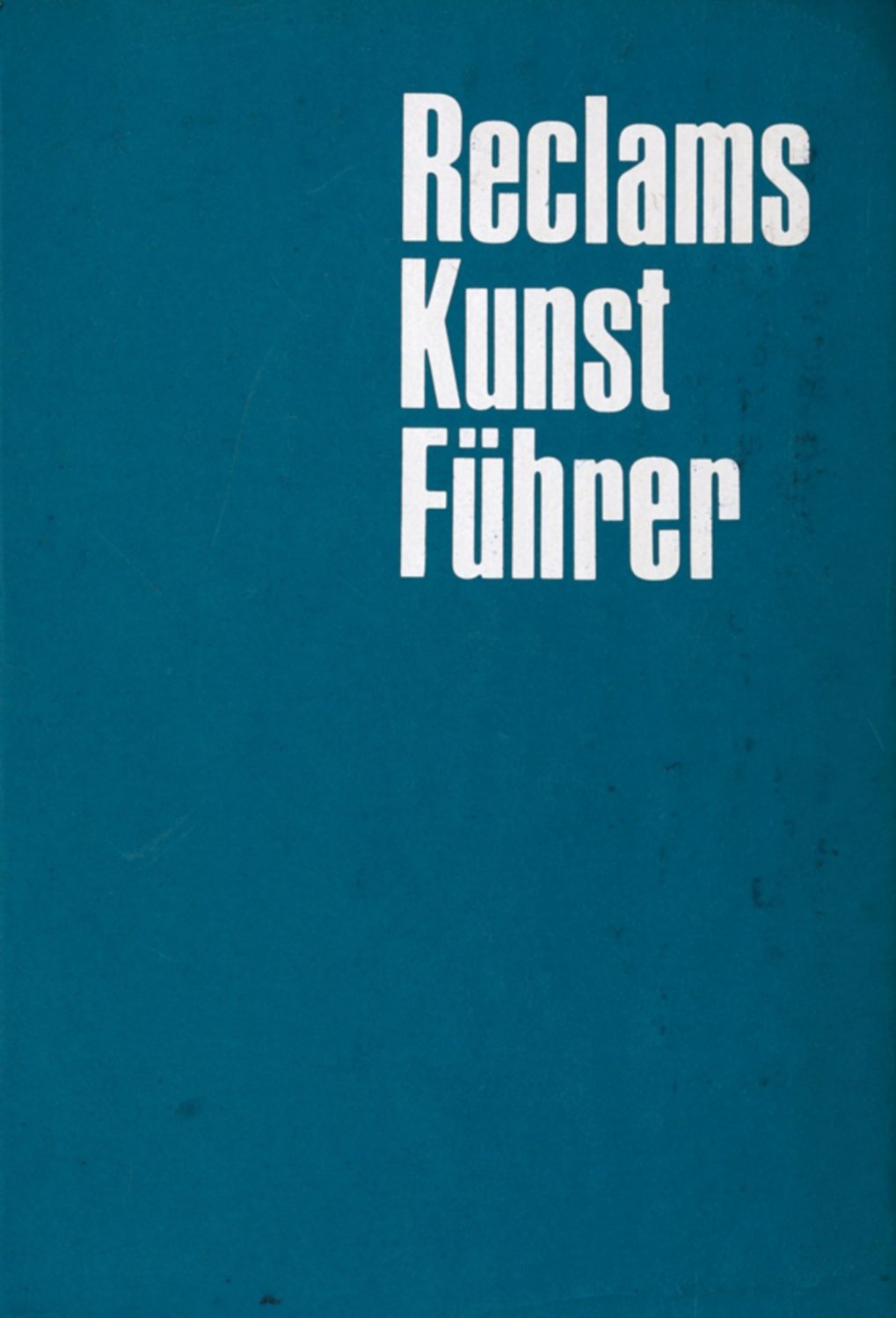 Reclams Kunst Führer
