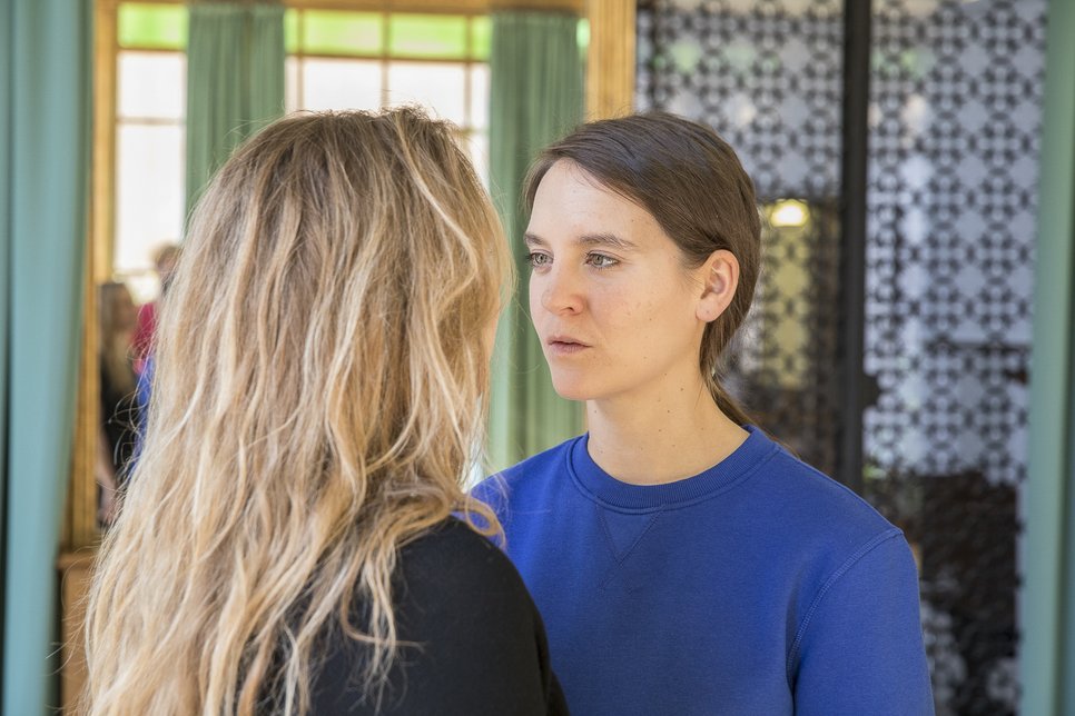 Performance, "I want to say something", Performerinnen: Denise Hasler und Martina-Sofie Wildberger, 05. April 2018, Rom