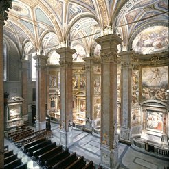 Santa Maria dell'Anima, veduta della navata sinistra