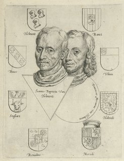 Portraits of Jan Baptista (in the front) and Franciscus Mercurius van Helmont, by Cornelis de Man, paper, 1648.