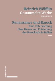 Heinrich Wölfflin's "Renaissance und Barock" explores the origins of Baroque style in Italy, published in 1888.