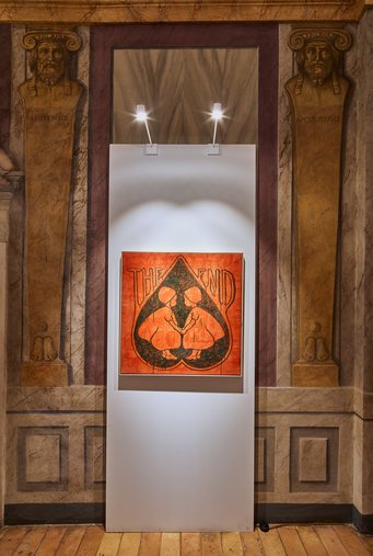 «The End», 2024, oil on linen, 80x80 cm, © Bibliotheca Hertziana, Enrico Fontolan «The End», 2024, oil on linen, 80x80 cm, © Bibliotheca Hertziana, Enrico Fontolan