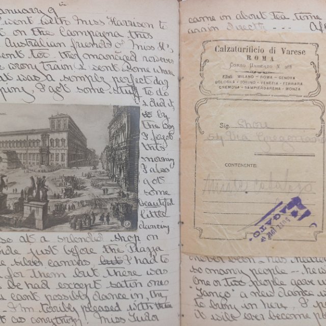 Vera Shore, A Diary of a journey from Fulpmes Tirol via Munich Bavaria to Rome, 1913