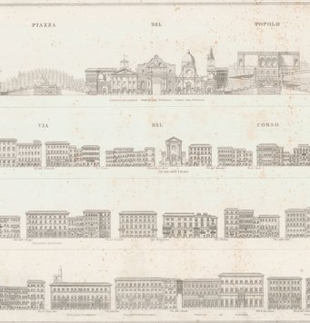 Prospetto Geometrico Delle Fabbriche Di Roma Elevato Nell'Anno 1835, Rom 1835 Prospetto Geometrico Delle Fabbriche Di Roma Elevato Nell'Anno 1835, Rom 1835