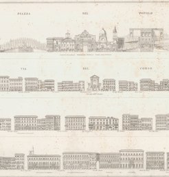 Prospetto Geometrico Delle Fabbriche Di Roma Elevato Nell'Anno 1835, Rom 1835