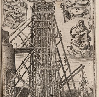 Domenico Fontana, Della trasportatione dell’obelischo Vaticano, Rom 1590  Domenico Fontana, Della trasportatione dell’obelischo Vaticano, Rom 1590