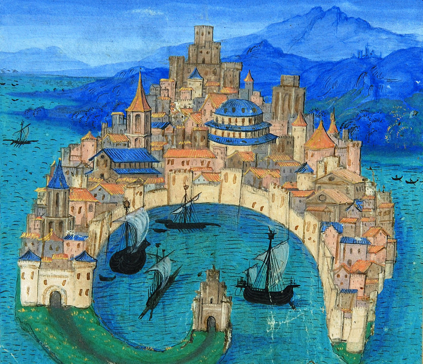 Ideal view of Messina, ante 1510, BNCR Ideal view of Messina, ante 1510, BNCR