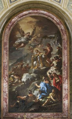 Luca Giordano, Martyrium des Hl. Gennaro, 1705. Rom, Spirito Santo dei Napoletani (Foto BHMPI/Enrico Fontolan)