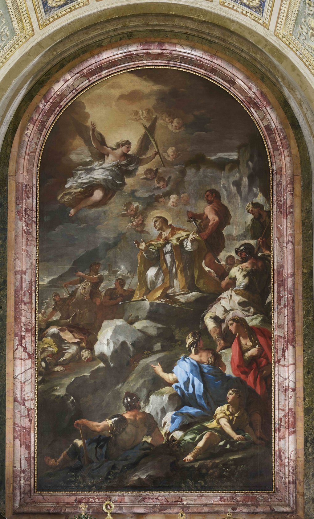 Luca Giordano, Martirio di S. Gennaro, 1705. Roma, Spirito Santo dei Napoletani (foto BHMPI/Enrico Fontolan)